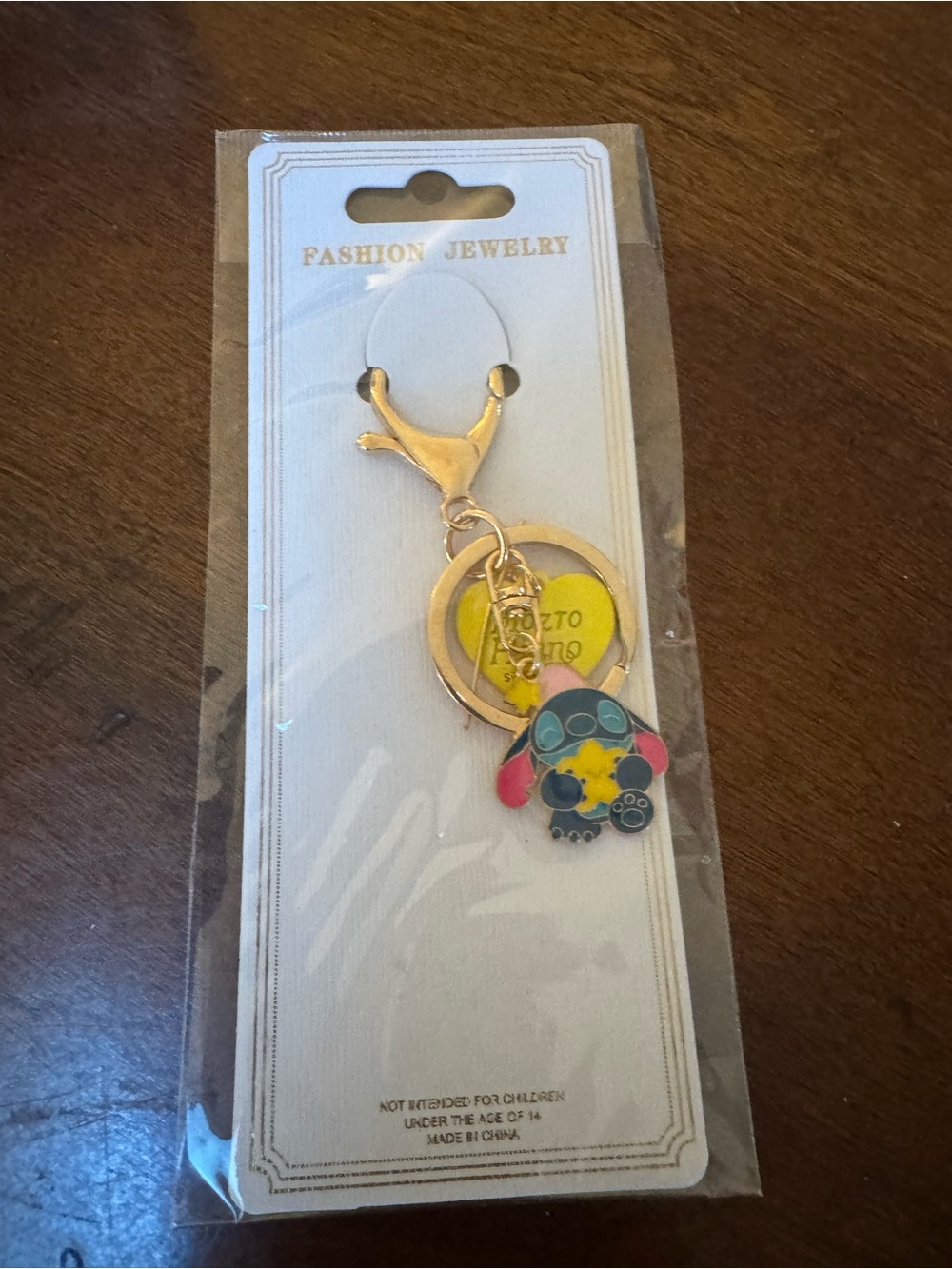 Baby Stitch From Lilo & Stitch Charm Zipper Pull & Keychain Add On Clip!!